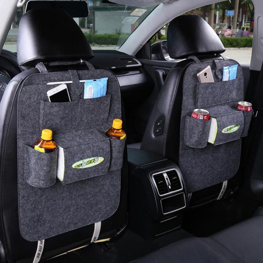 Car Storage Bag Universal Box Back Seat Bag Organizer Backseat Holder Pockets Car-styling Protector