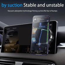 Load image into Gallery viewer, Car Mount Mobile Phone Holder Intelligent Magnetic Vacuum Adsorption Ultra Stable Suction Cup Bracket For Navigation Live Stream