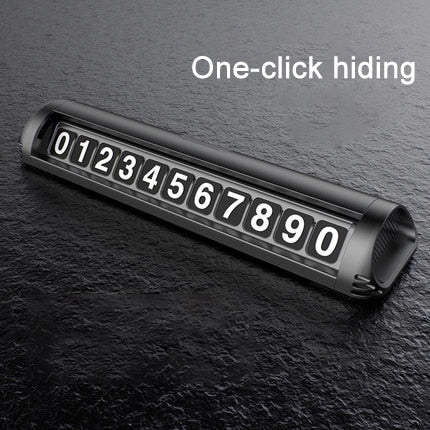 Phone Number In Car Parking License Plate Temporary Stop Sign Temporary Car Parking Card Phone Number Card Plate Hidden Switch