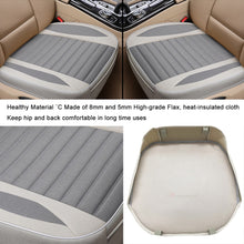 Load image into Gallery viewer, Car Seat Cover,Flax Cushion Seasons Universal Breathable  For Most Four-Door Sedan&amp;SUV Ultra-Luxury Car Seat Protection