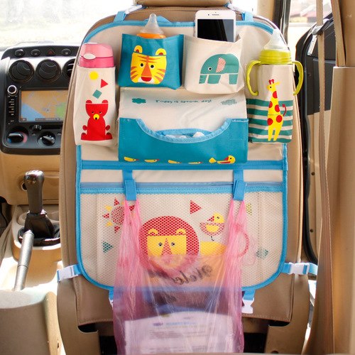 Cartoon diaper baby bag for mom, Car Seat Organizer Thermal Insulated, bolsas maternidade para bebe