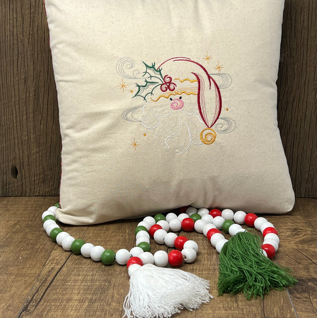 16" Pillow- Christmas Santa