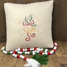 Load image into Gallery viewer, 16&quot; Pillow- Christmas Bells