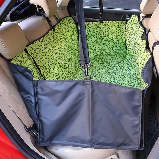 Pet carriers Oxford Fabric Paw pattern Car Pet Seat Cover Dog Car Back Seat Carrier Waterproof Pet Mat Hammock Cushion Protector