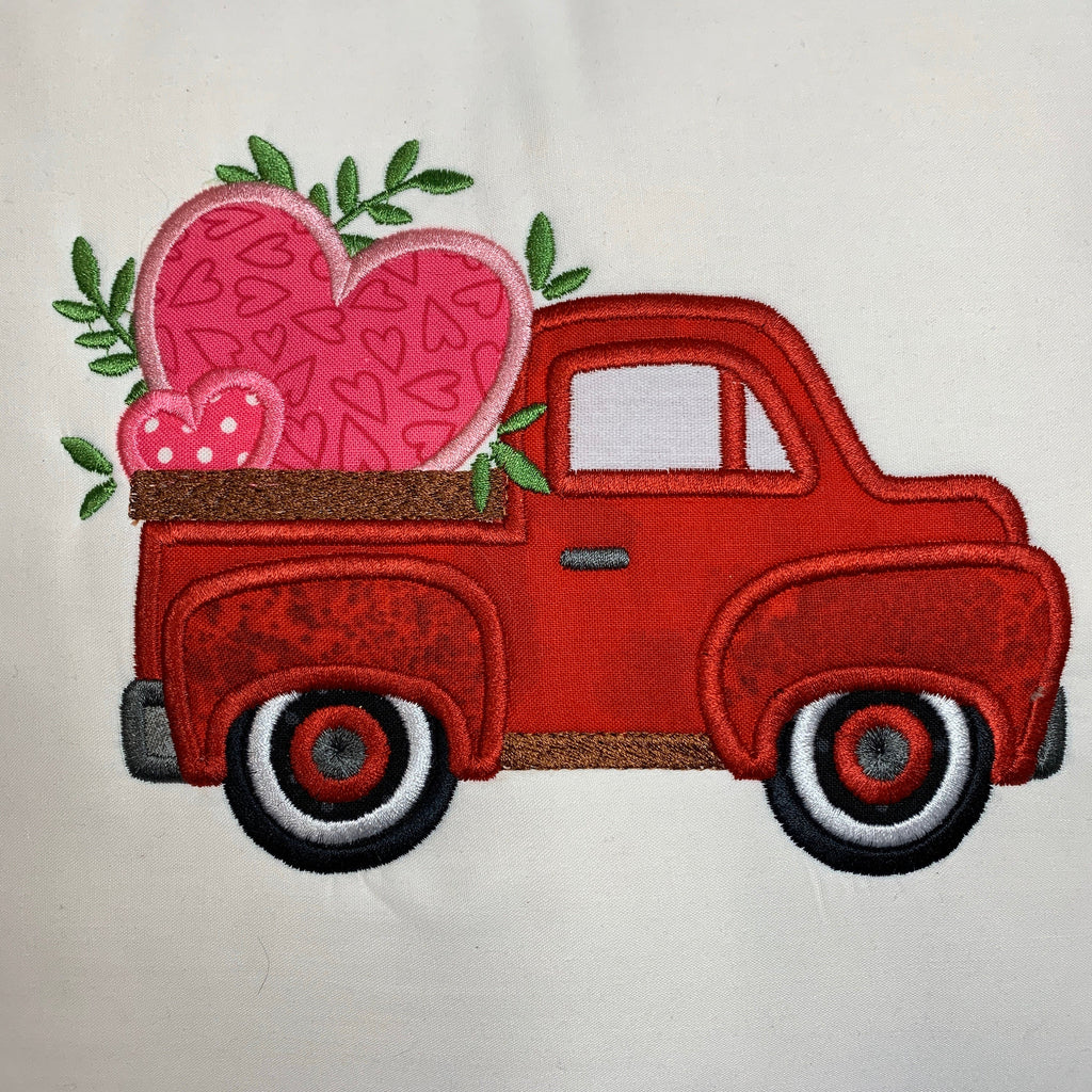 16" Pillow - Valentine Farm Truck